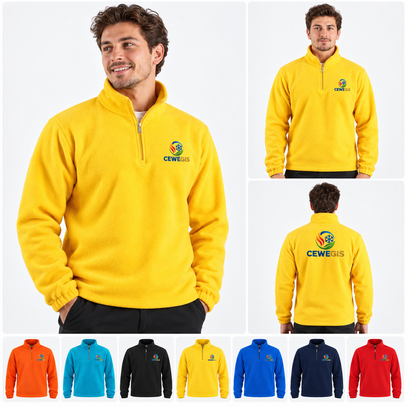 Polar Half-Zip Fleecepullover SAM1476 – 220 g/m², Anti-Pilling, personalisierbar