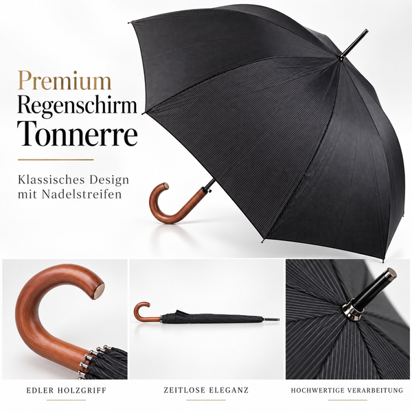 Tonnerre Business-Regenschirm – individuell mit Firmenlogo bedruckbar