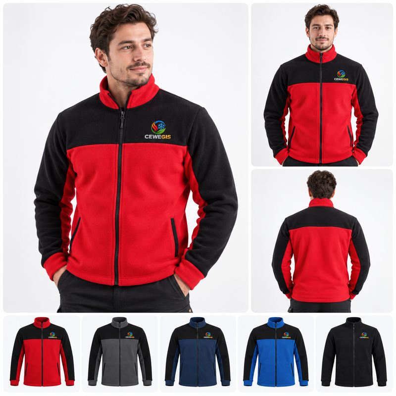 Polar Fleecejacke Robali 280 g/m² – Arbeitsjacke mit Logo bedruckbar oder bestickbar