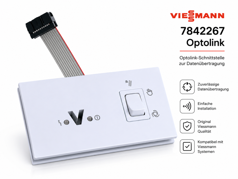 Viessmann Optolink 7842267 – Schnittstellenmodul für Vitotronic/Calotronic Regelungen