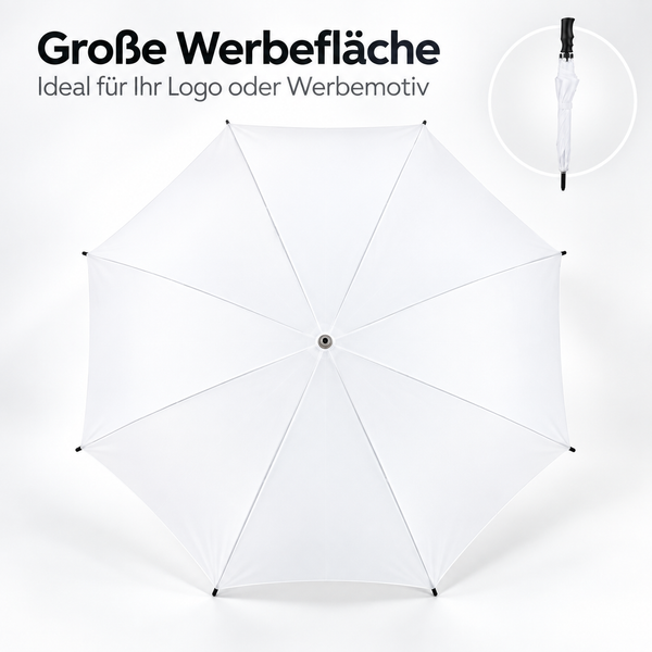 Bosco Automatik-Stockschirm 23" – Werbeschirm mit Firmenlogo