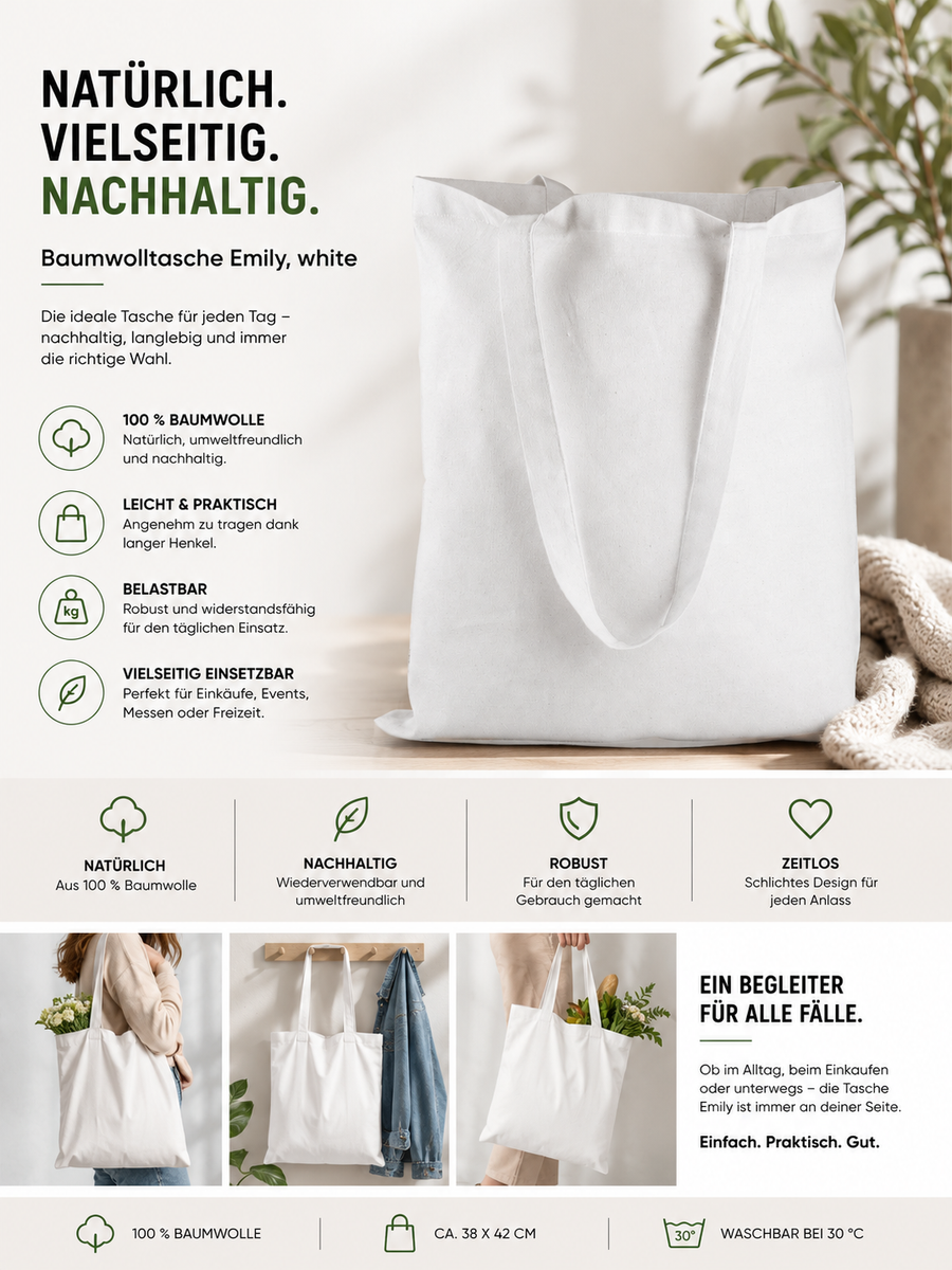 Baumwolltasche Emily